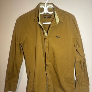 Harmont & Blaine Tan Slim Fit Shirt